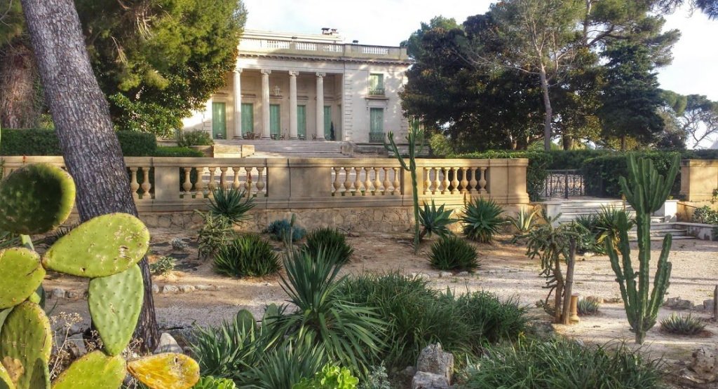 Villa Eilenroc i przyległy ogród, półwysep Cap d'Antibes, Lazurowe Wybrzeże
