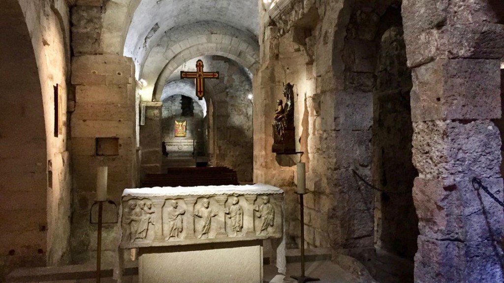 Krypty w opactwie św. Wiktora w Marsylii