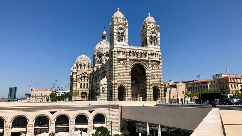 Katedra la Major (cathédrale Sainte-Marie-Majeure - katedra Matki Bożej Większej) w Marsylii
