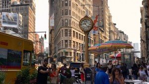Flatiron Building na Manhattanie, Nowy Jork