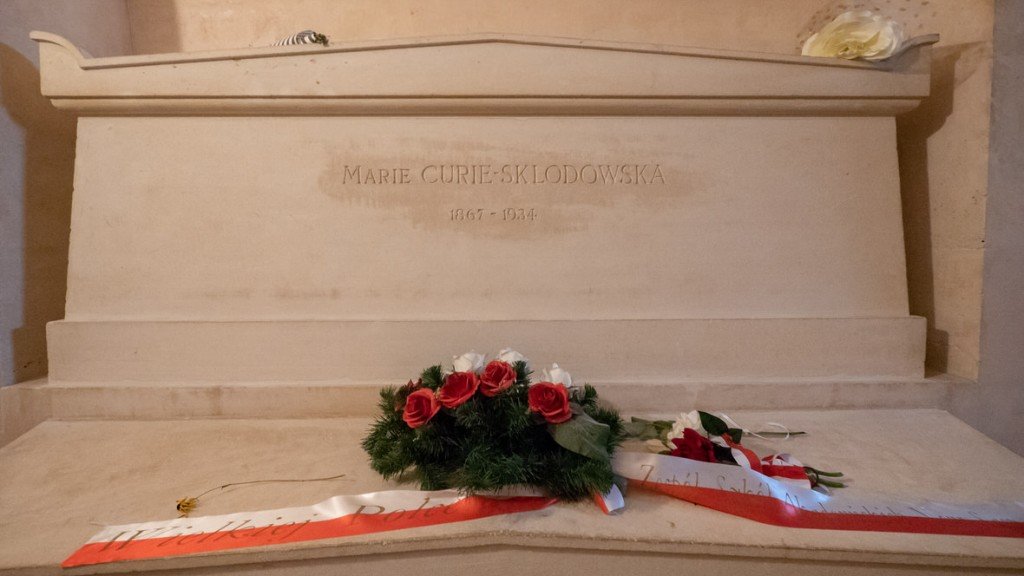 Grób Marii Skłodowskiej-Curie w Panteonie, Paryż