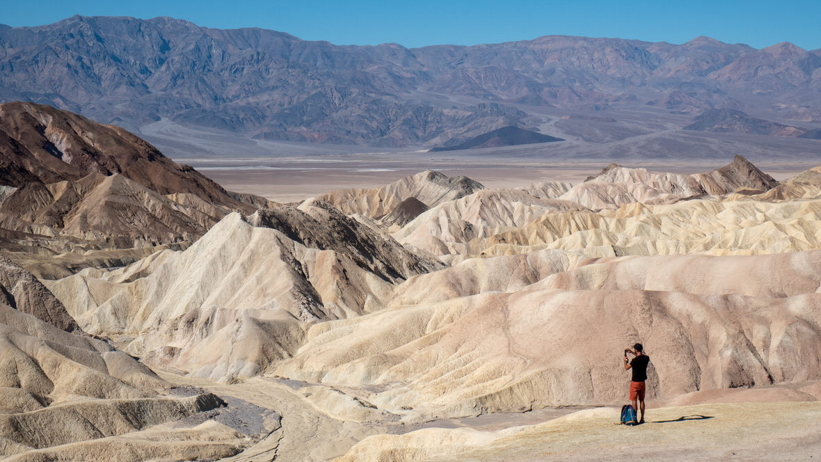 Zabriskie Point, Dolina Śmierci (Death Valley), USA
