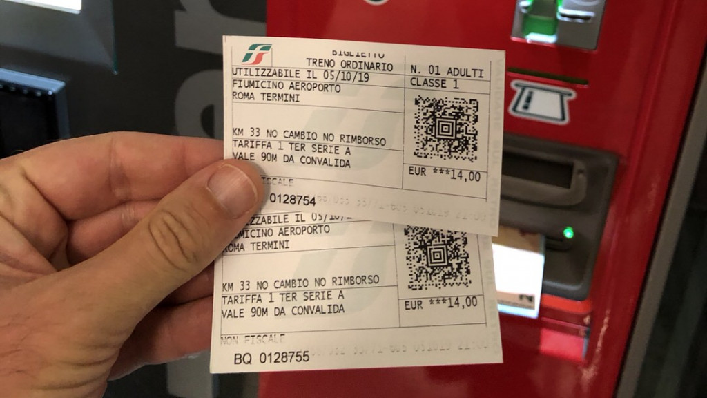 Bilety na pociąg Leonardo Express z lotniska Fiumicino do centrum Rzymu
