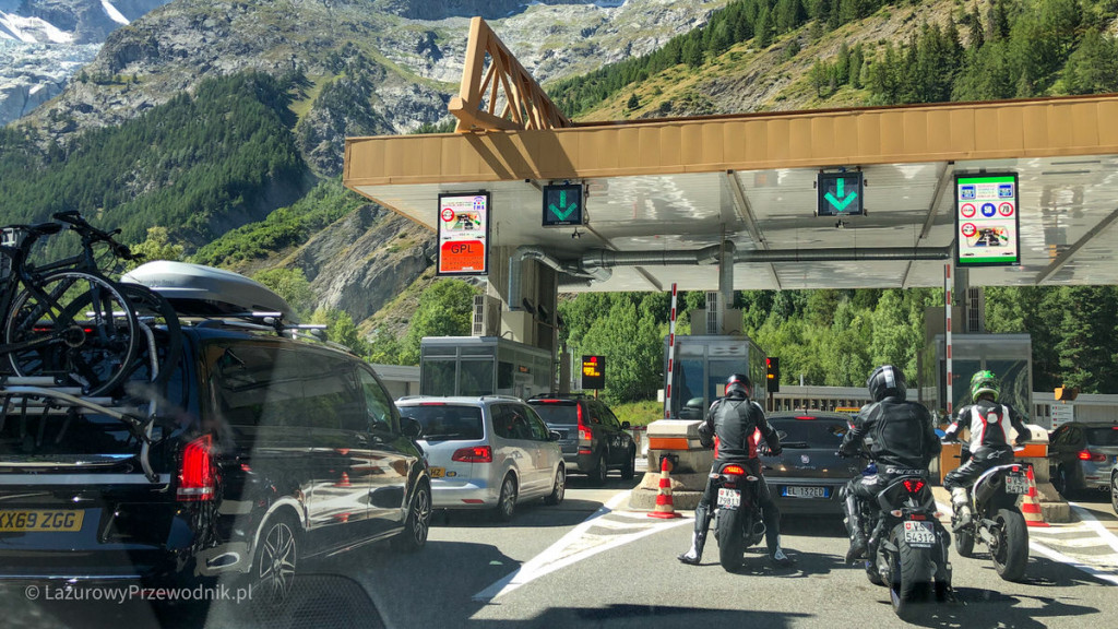 Tunel pod Mont Blanc od strony włoskiej