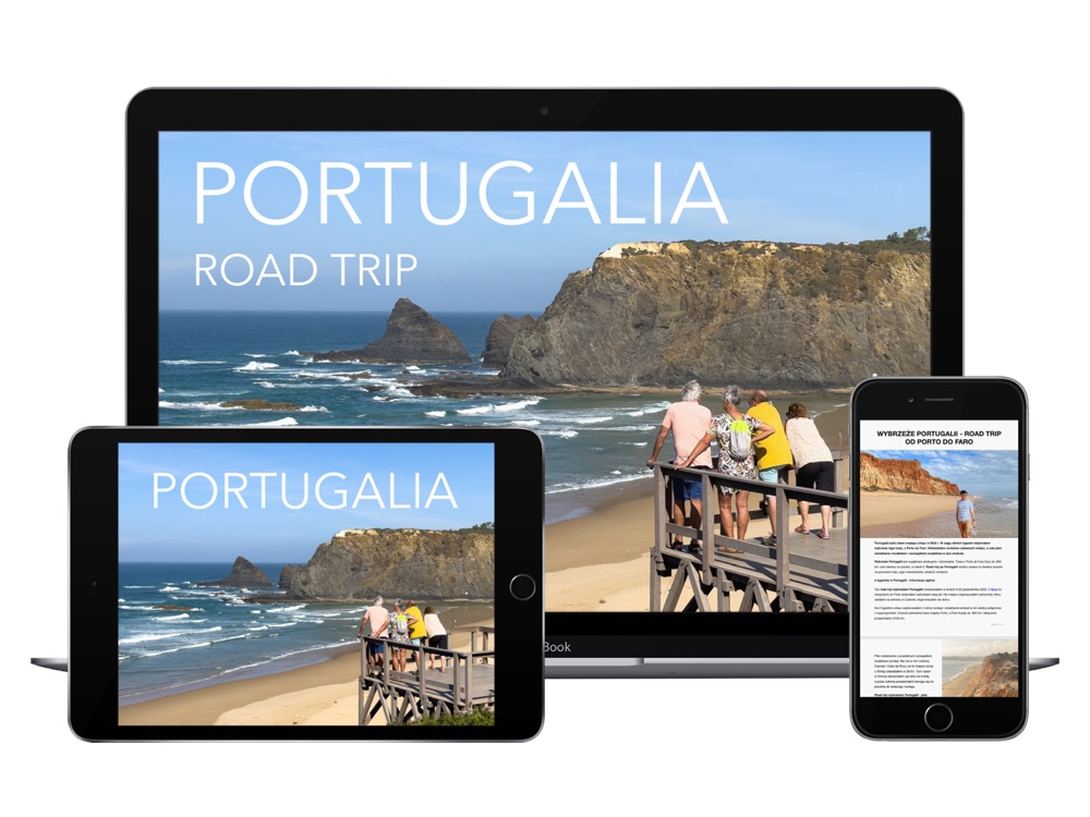Portugalia ebook PDF, road trip wybrzeżem oceanu