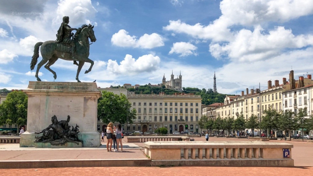 Place Bellecour w Lyonie